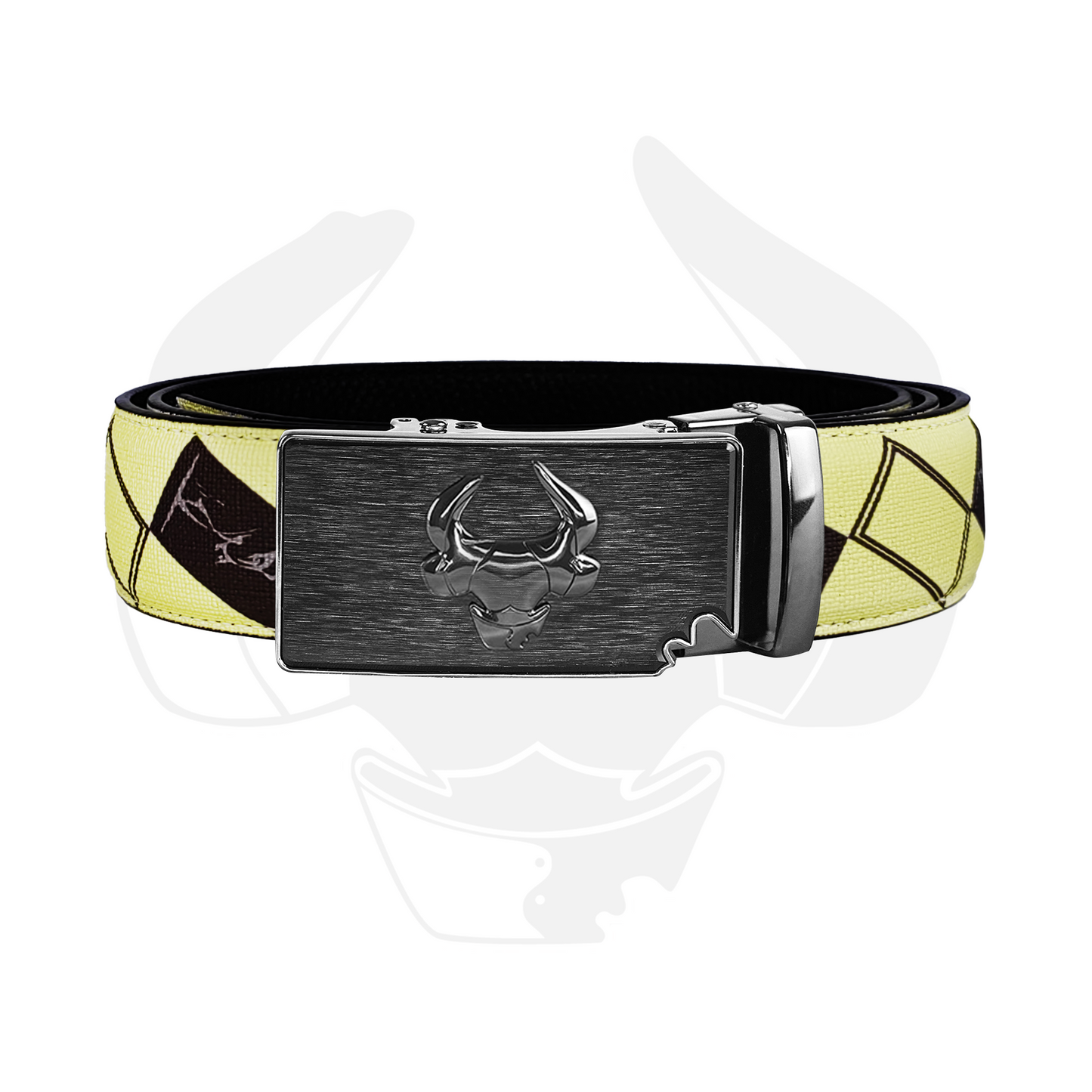 Luxury Brilliance: Men's High-End Embossed Texture Belt