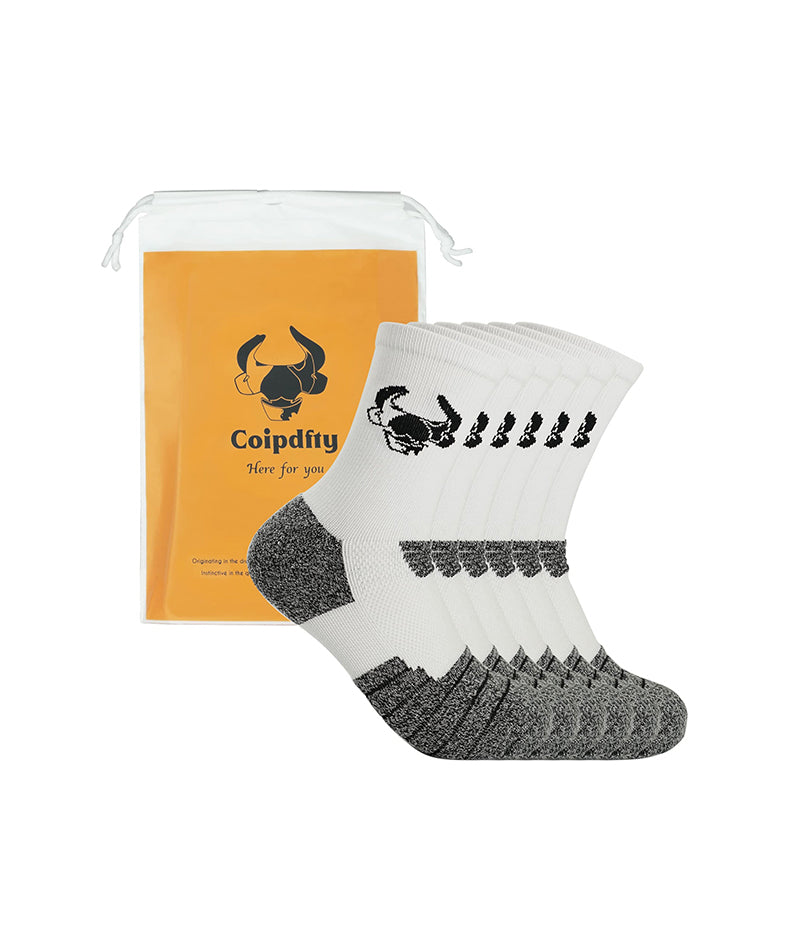Coipdfty Grey Ankle Socks,6 Pairs Men No Show Socks,Men Low Cut Golf Socks For Breathable And Comfortable
