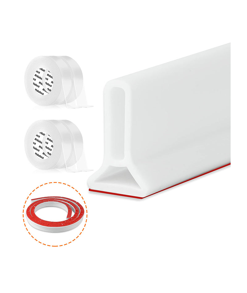 shower splash guard collapsible guard