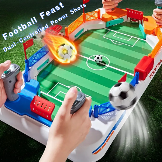 Dynamic Duo Soccer Showdown: Interactive Table Game for Kids, Ages 3-6