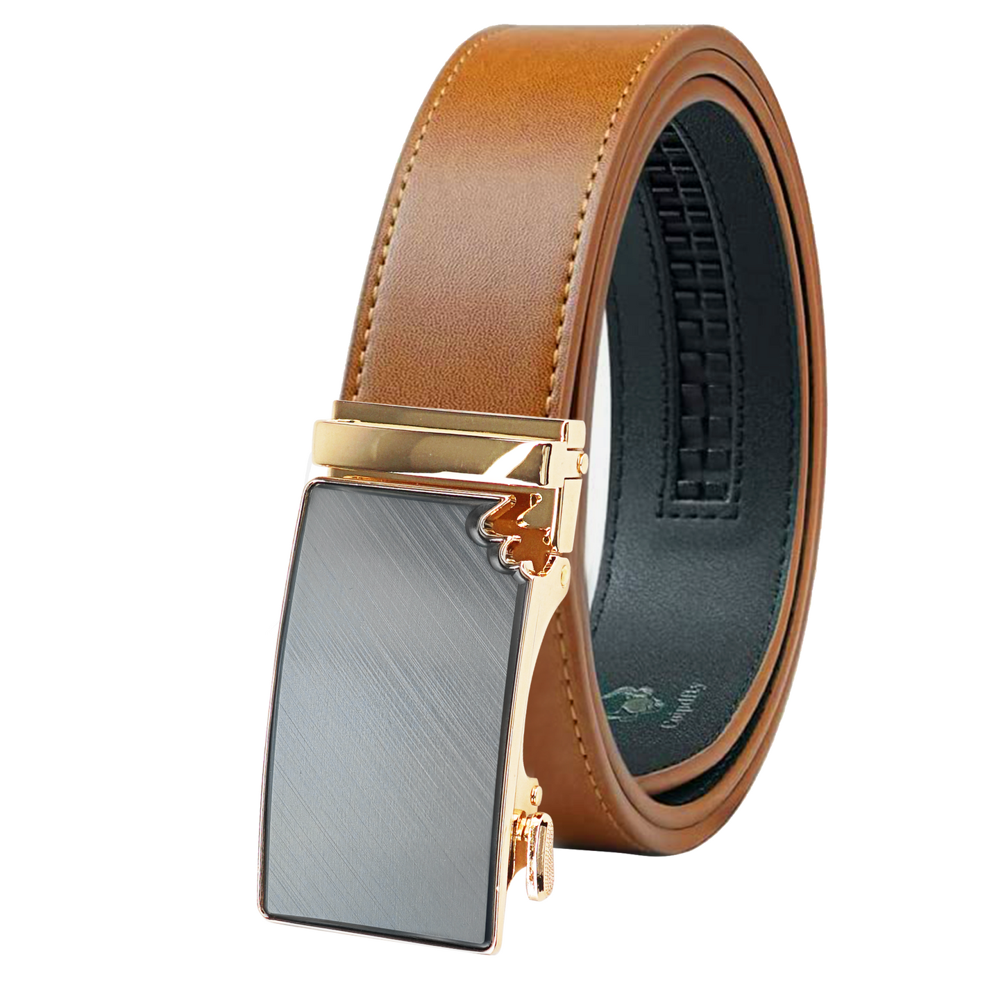 Gold Tone Flat Men's Belt