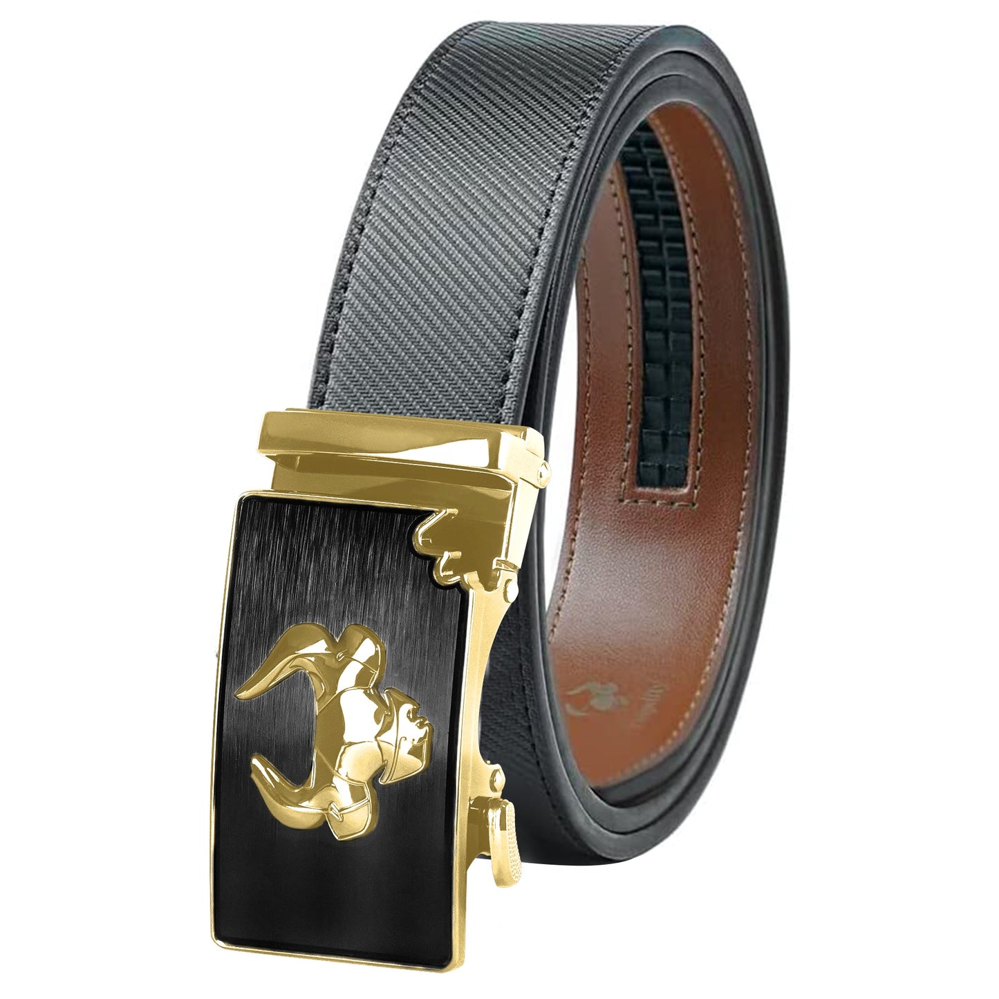 Western Cowboy Style Buckle Belt for Men