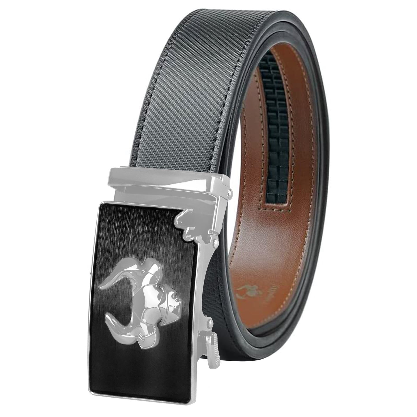 Western Cowboy Style Buckle Belt for Men