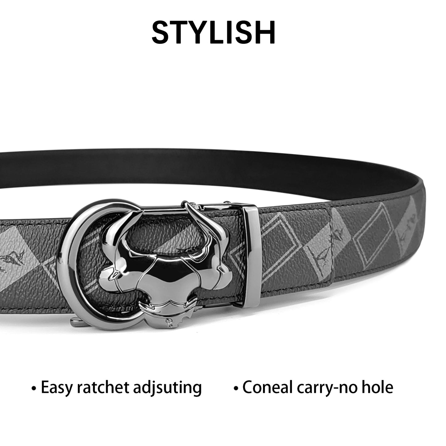 "Elevate Your Style: Innovative COIPDFTY Shine Men's Belt Collection"