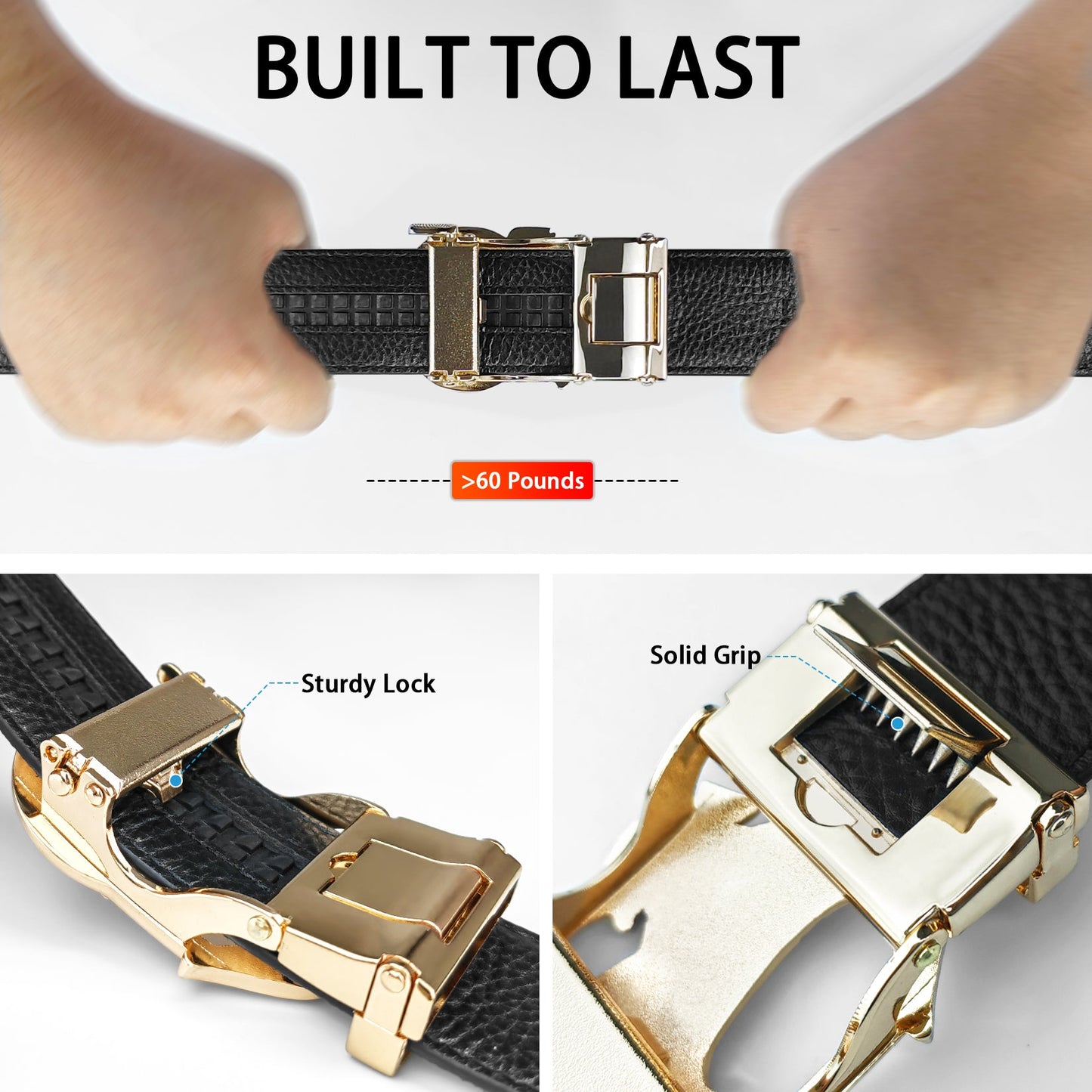 "Luxury at Your Waist: Creative Men's Fashion Belts by COIPDFTY Shine"