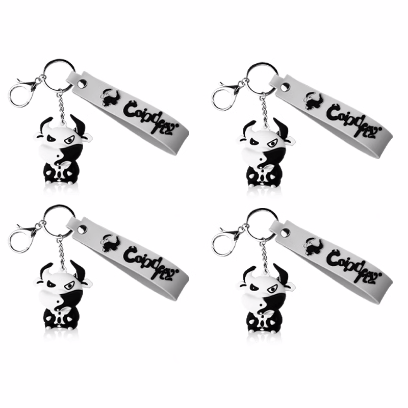 Charming Zodiac Mascot Keychain – Unique Cartoon Design for Couples, a Perfect Gift!