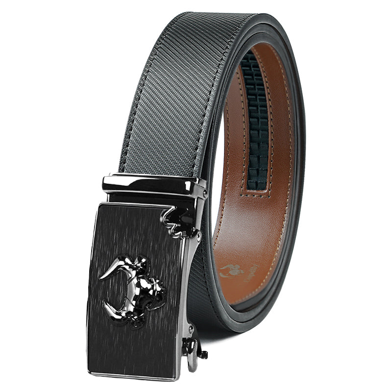 Western Cowboy Style Buckle Belt for Men