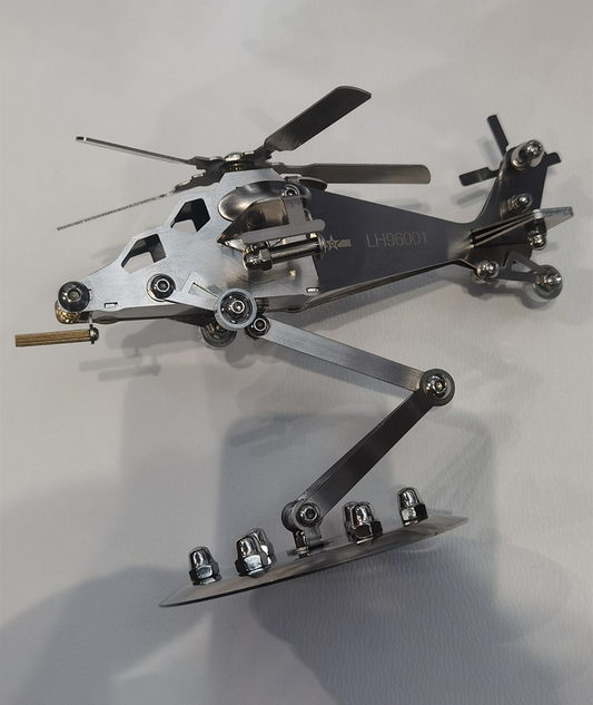 Carry Luxury Onboard: Stainless Steel Helicopter as a Stylish Car Trim!