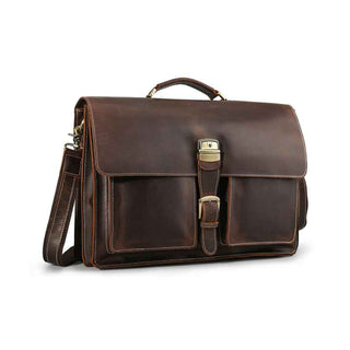 Coipdfty New Arrival Genuine Leather Laptop Bag Briefcase For Men
