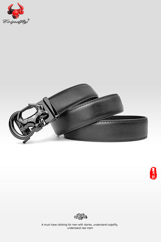[ 82 ] Striver’s Edition: Crosshatch Pattern Leather Belt