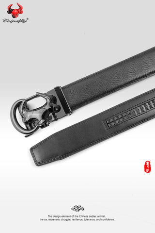 [ 82 ] Striver’s Edition: Crosshatch Pattern Leather Belt