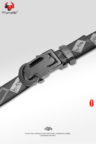 [ 19 ] Insight Edition: Black Floral Checkered Belt