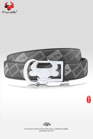 [ 19 ] Insight Edition: Black Floral Checkered Belt