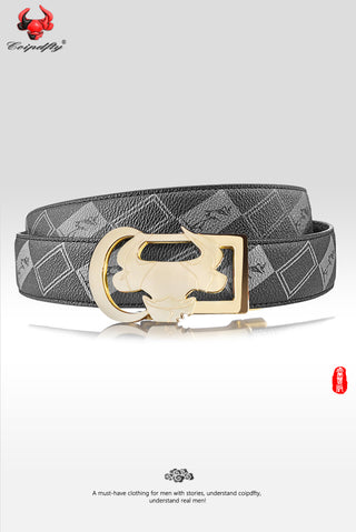 [ 19 ] Insight Edition: Black Floral Checkered Belt
