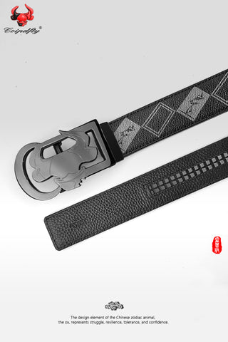 [ 19 ] Insight Edition: Black Floral Checkered Belt