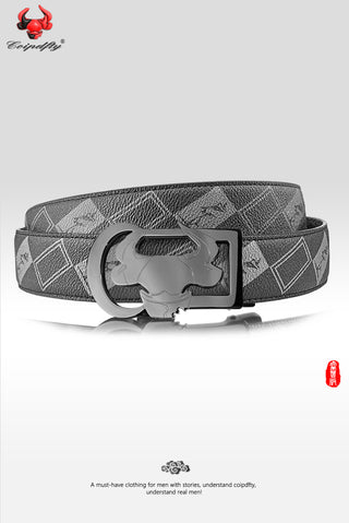 [ 19 ] Insight Edition: Black Floral Checkered Belt