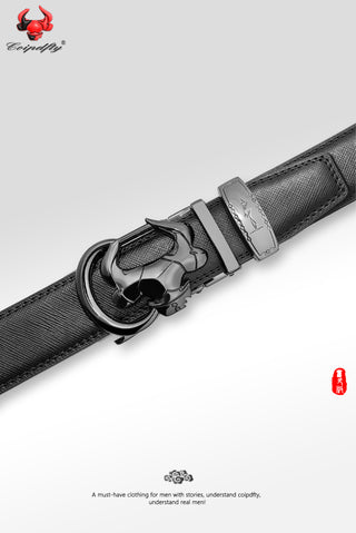 [ 82 ] Striver’s Edition: Crosshatch Pattern Leather Belt