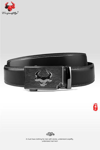[ 140 ] Tenacity Series: Black Patent Leather Belt