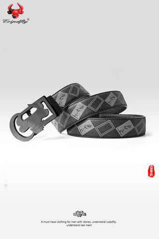 [ 19 ] Insight Edition: Black Floral Checkered Belt