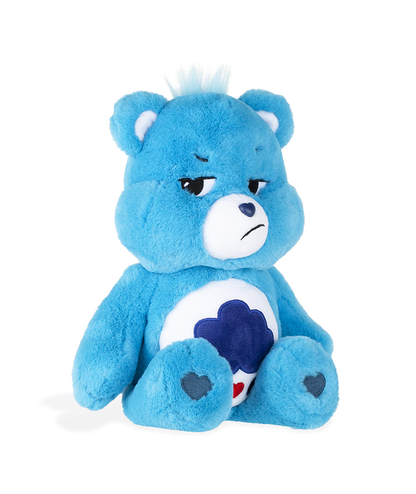 Grumpy Bear Rainbow Belly Badge Plush Toy - Collectible Care Bears