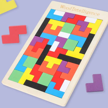 Colorful Block Puzzle for Kids - Building Logical Thinking and Observation Skills