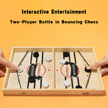Double Trouble Battle: Tabletop Flick Chess - Interactive Fun for Kids and Parents