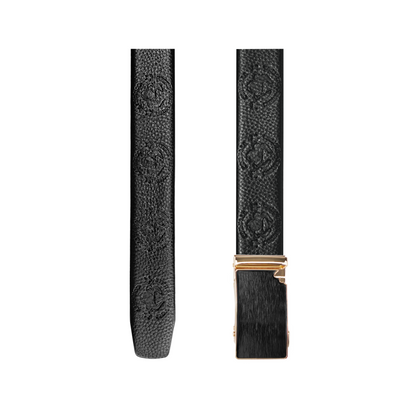Gold Tone Flat Men's Belt