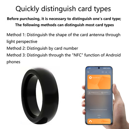 ID access card ring IC elevator attendance sensor ring cuid repeated reading and writing smart community fingerprint access card [delivered within 8 days]