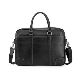 [ On Sale ] Coipdfty Men Genuine Leather Briefcase Bag Real Leather Laptop Briefcase For Man