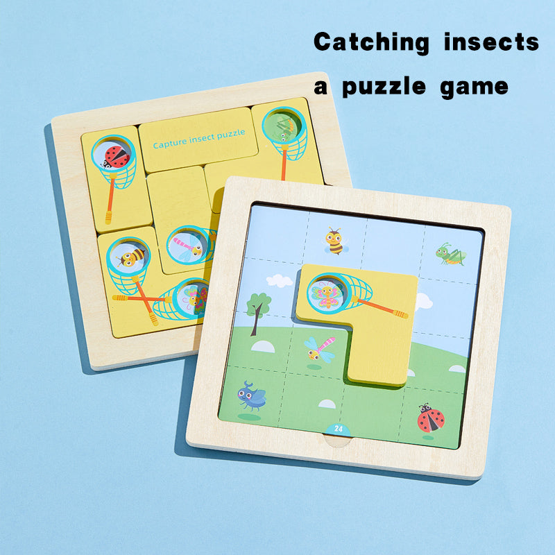 Bug Hunt Puzzle Game: Educational Brain Teaser for Kids, Perfect Gift for Boys and Girls
