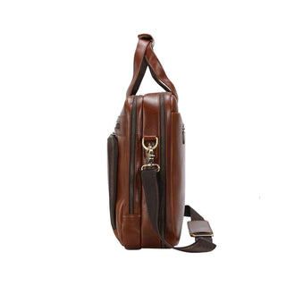 [ On Sale ] Coipdfty Real Leather 15.6 inch Laptop Bag Waterproof Business Briefcase For Daily Work