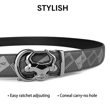 "Elevate Your Style: Innovative COIPDFTY Shine Men's Belt Collection"