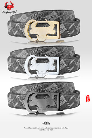 [ 19 ] Insight Edition: Black Floral Checkered Belt