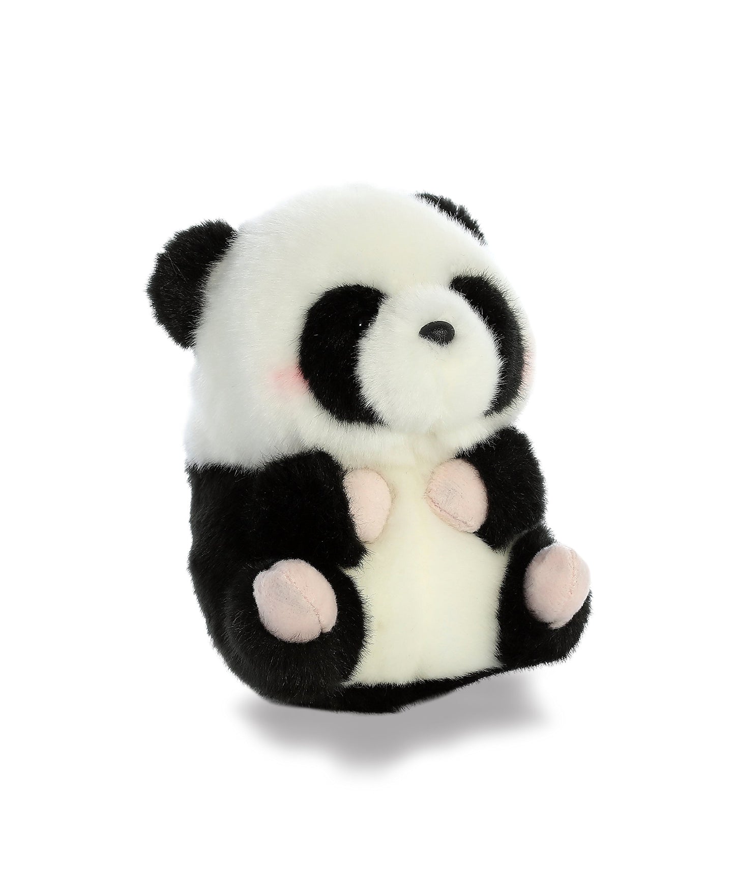 Round Rolly Pet Precious Panda Stuffed Animal - Your Adorable On-The-Go Companion for Fun