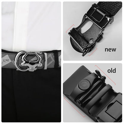 "Elevate Your Style: Innovative COIPDFTY Shine Men's Belt Collection"