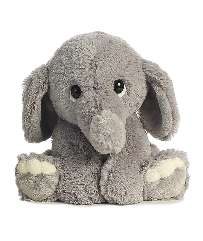 Playful Elephant Baby Stuffed Animal - Ultra-Soft and Huggable Cuddly Toy