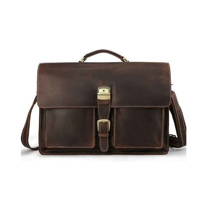 Coipdfty New Arrival Genuine Leather Laptop Bag Briefcase For Men