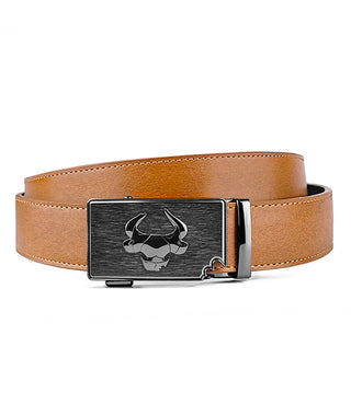 [ On Sale ] Cowboy Style Leather Belt for Men, Italian Real Solid Leather, Casual Jeans Belt".