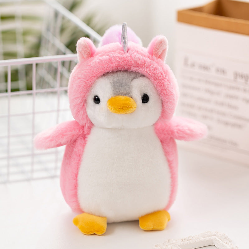 Cute Penguin Transformation Plush Toy - Cuddly Companion for Sleep, Comfort, and Play