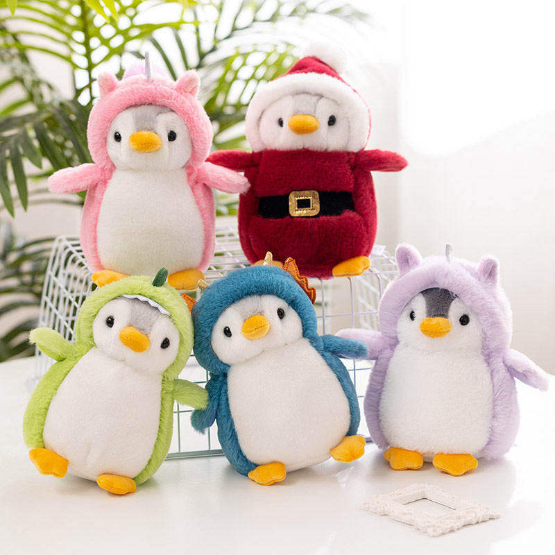 Cute Penguin Transformation Plush Toy - Cuddly Companion for Sleep, Comfort, and Play