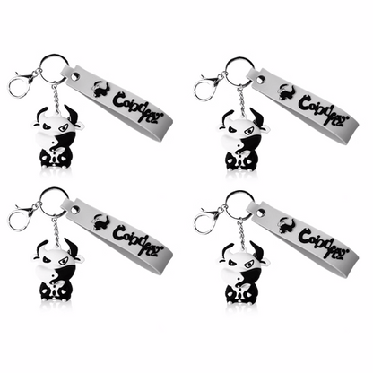 Charming Zodiac Mascot Keychain – Unique Cartoon Design for Couples, a Perfect Gift!