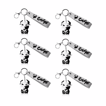 Charming Zodiac Mascot Keychain – Unique Cartoon Design for Couples, a Perfect Gift!