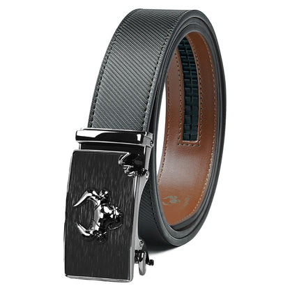 Western Cowboy Style Buckle Belt for Men