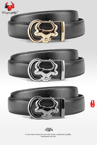 [ 82 ] Striver’s Edition: Crosshatch Pattern Leather Belt