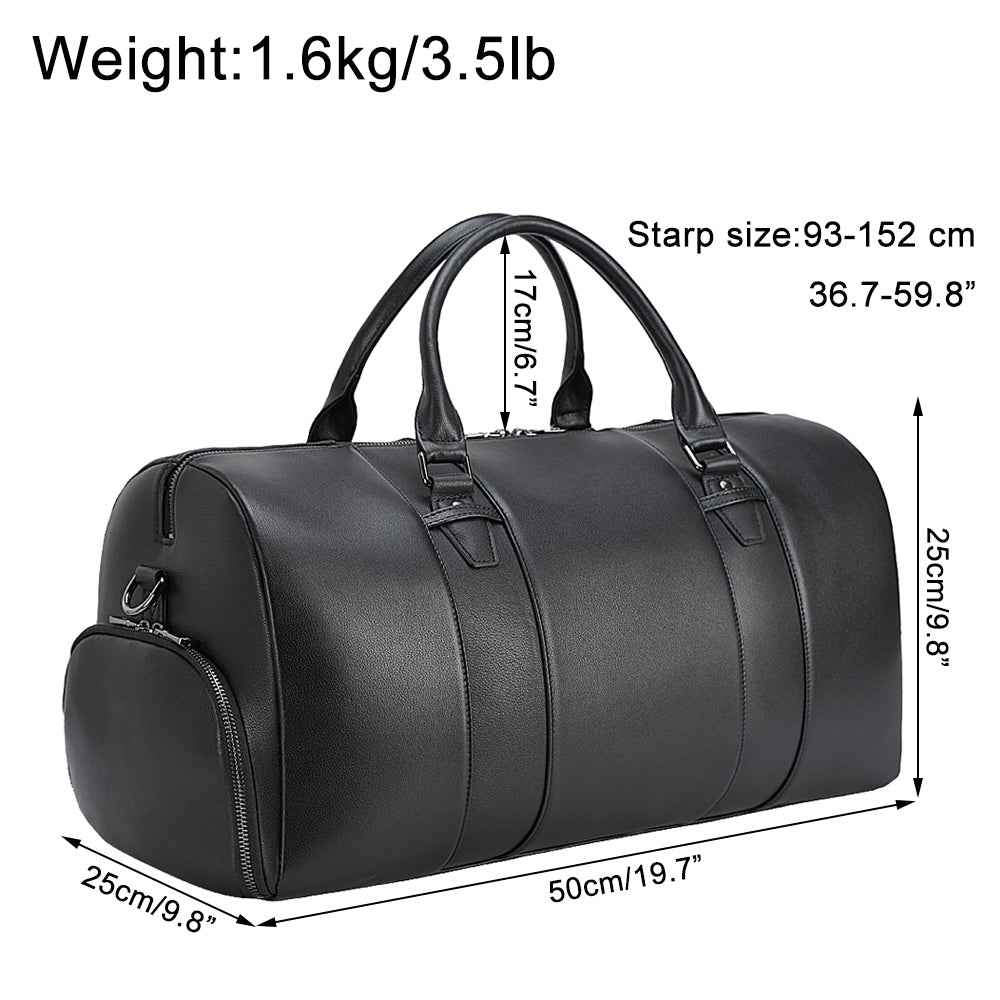 Luxury Genuine Leather Mens Crocodile Embossed Weekend Travel Bag Leather Luggage bag