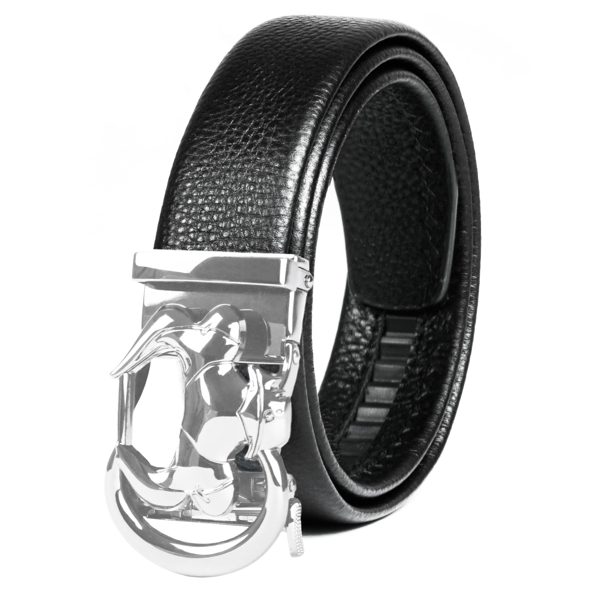 Men's Belt  Cowhide Belt & Black Bull Ratchet Belt - Coipdfty