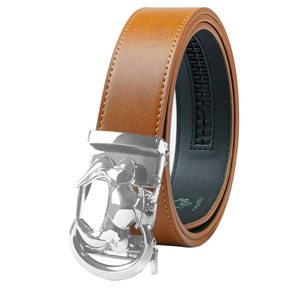 Cowboy Style Leather Belt for Men, Italian Real Solid Leather, Casual Jeans Belt