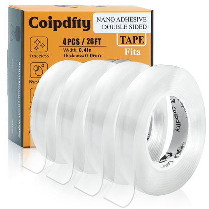 Non-marking washable double-sided tape reusable