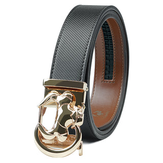 Western Cowboy Style Full Grain Leather Belt for Men