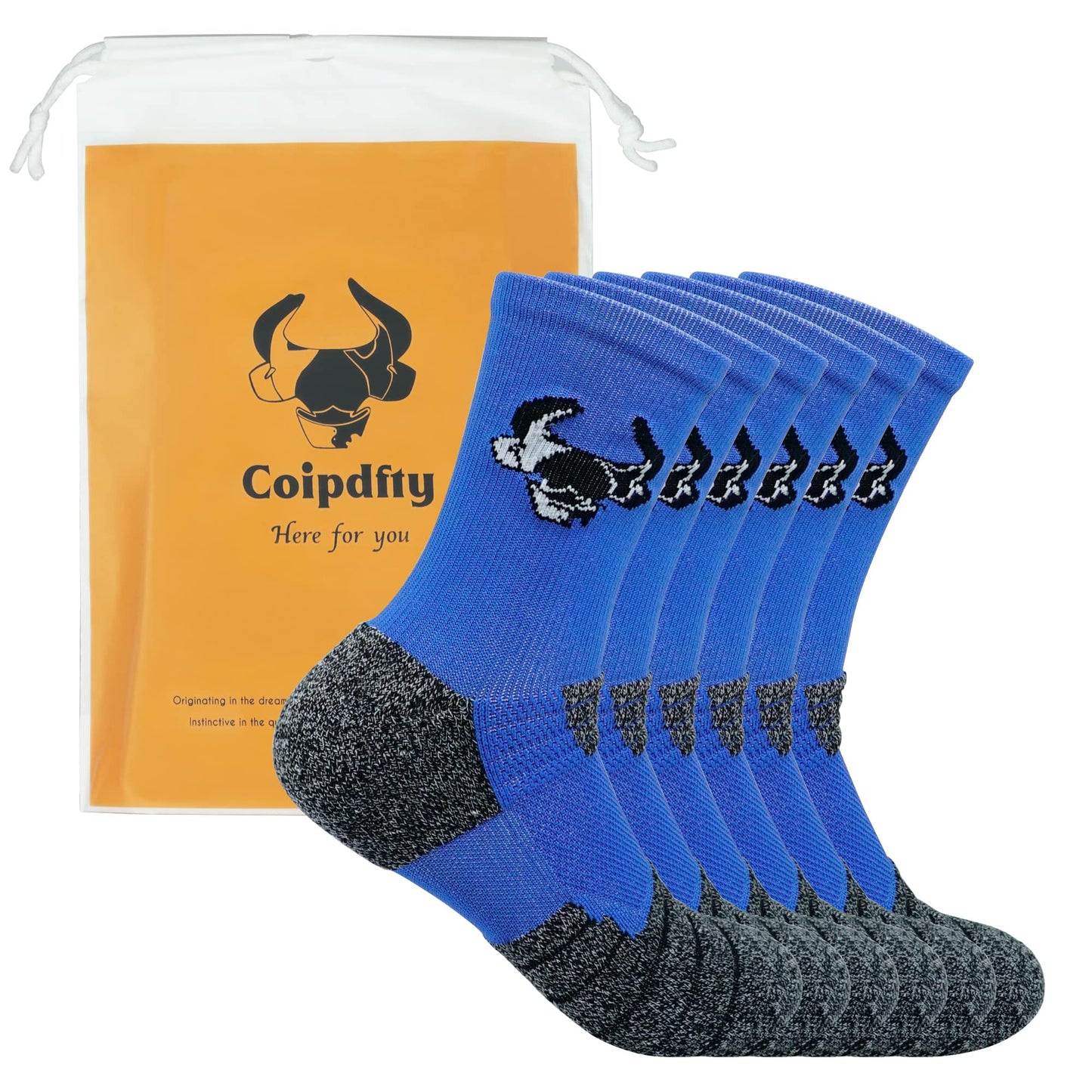 Coipdfty Grey Ankle Socks,6 Pairs Men No Show Socks,Men Low Cut Golf Socks For Breathable And Comfortable